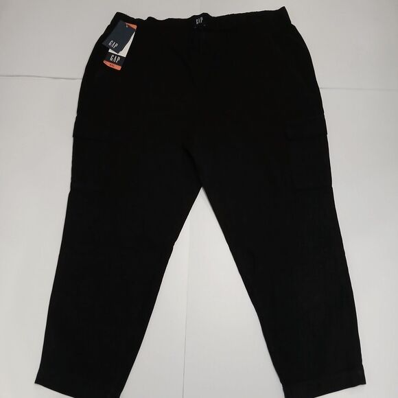 GAP Women's Twill Black Cargo Pant Size‎ XXL New With Tags - Picture 2 of 9